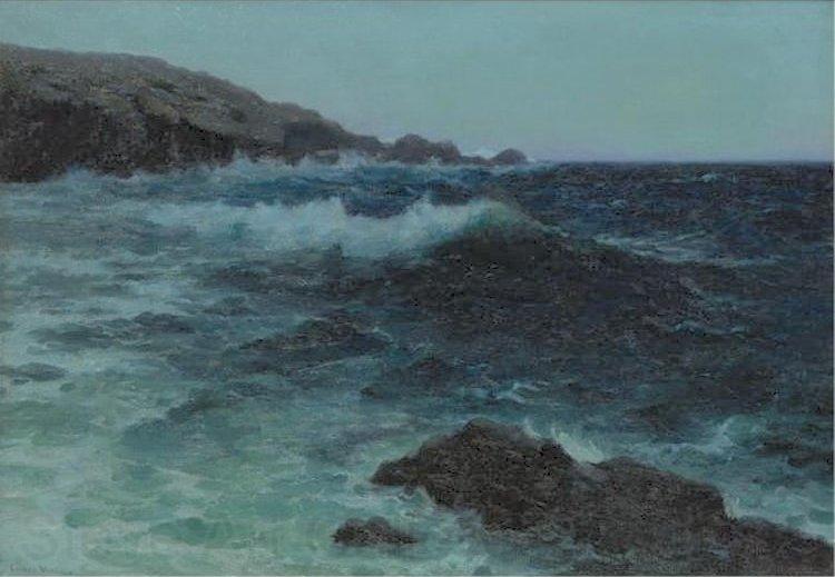Lionel Walden Hawaiian Coastline Norge oil painting art